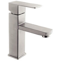 Смеситель для умывальника Mat|eco Inox Cubo никель браш на умывальник