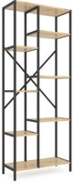 Cтеллаж складской Nex Home Raft metalic Loft Cascade 1780x700x300mm, 7 nivele, PAL, Anthracite/Oak Artisan