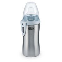 Canuta-termos NUK Active inox albastru (6 luni+) 215 ml