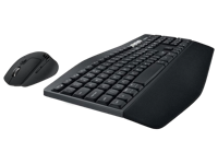 Wireless Keyboard & Mouse Logitech MK850, Curved keyframe,Quiet typing, 2xAA/1xAA, BT/2.4, EN, Black