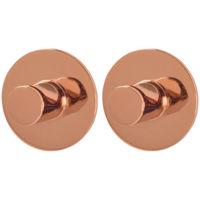 Cârlig baie Bisk 08584 Set cuere (2buc.) STYLE, cupru