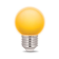 Forever Light, LED Bulb E27 G45 2W 230v yellow 5pcs