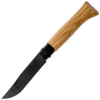 Cuțit turistic Opinel Black OAK N08