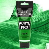 Краска акриловая Art Kompozit, (339) Зеленый светлый, 75 мл