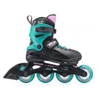 Роликовые коньки Rollerblade 073735003C1 FURY NERO\VERDE MARE Size 29-33