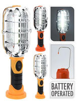 Освещение строительное Promstore 26351 Lampa FX 300lumeni, cu baza de magnet, functioneaza cu baterie