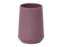 Pahar pentru periute de dinti "Striatii orizontale", violet, plastic