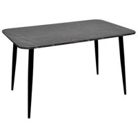 Стол Evelin di Costacurta DT-405-6B, 130х80см, Каркас/Опоры: Металл Черный