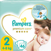 Scutece Pampers Premium Care 2 (3-6 kg) 46 buc