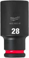Набор головок, бит, насадок Milwaukee 4932480346 Торцевая головка Shockwave 1/2 28 мм