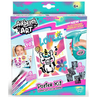 Набор для творчества Canal Toys AIR015 Airbrush Art Mini Poster kit