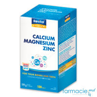 Calciu+Magneziu+Zinc+Vit D3+K1 tab. N150 Revital