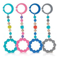 Suzetă Nuby NV0613001 Прорезыватель силиконовый с зажимом Колечко(4m+)