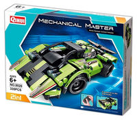 8020, XTech Bricks: 2in1, 2Racing Cars, R/C 4CH, 335 pcs