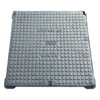 Аксессуар для дома Uniplast 16005, capac cu rama patrata din fonta 700x700 mm EN124 B125 (730 x 730 mm, H=37 mm)