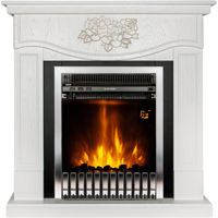 Камин электрический ArtFlame Auren & Gala Silver, 950x930x270mm, Alb