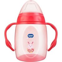 Поильник с ручками Weebaby с силиконовым носиком 250 мл (6+ мес) красный