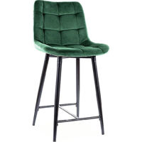 Барный стул Signal Chic H-2 velvet zelony bluvel 78/ metal