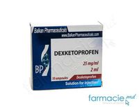 Dexketoprofen sol. inj. 25 mg/ml 2 ml N5x2 (Balkan)