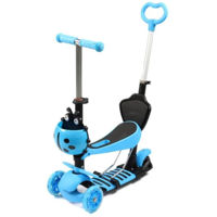 Самокат New World 0077 pentru copii 5in1 (albastra), 05317
