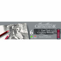 Набор чернографитовых карандашей, 6 предметов, Cleos Fine Art Cretacolor