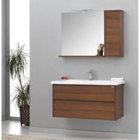 Зеркало для ванной Orka Duden 80 Odeon Red Walnut