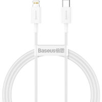 Кабель для моб. устройства Baseus CATLYS-A02, Superior Series Fast Charging Data Cable Type-C to iP PD 20W 1m White