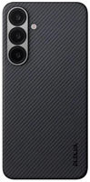 Чехол для смартфона Pitaka Ultra-Slim for Samsung S25 (Black/Grey) (KS2501)