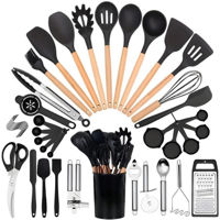 Набор столовых приборов miscellaneous KU44BK 44pcs/set, Black
