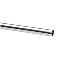 cumpără Bară pentru haine metalică cromată 635x25x25 mm în Chișinău