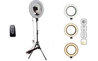 Lampa Make up Profesionala, LED tip inel, cu suport selfie S116-17 (4272)