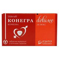 Konegra deluxe 100 mg comprimante masticabile N4