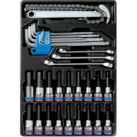 Набор ручных инструментов King Tony 9-90131MR набор L-обр.ключей HEX, насадок бит, ключей разрезных 31 пр.