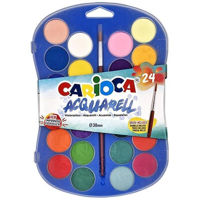 Набор для творчества Promstore 53231 Set de vopsea de acuarela Carioca Watercolor 24bucXD30mm