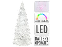 Suvenir LED "Brad" 12cm, culori diverse