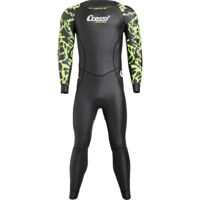 Аксессуар для плавания Cressi-Sub Costum neopren KUWAE MAN MONOPIECE black/green 2mm XL/5 (DG002705)