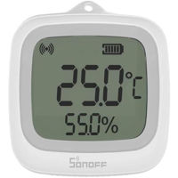 Датчик температуры Sonoff LCD Smart Temperature Humidity Sensor IP65, Zigbee (SNZB-02WD)