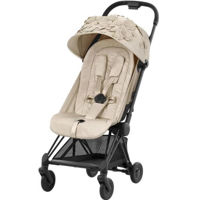 Сărucior pentru copii Cybex 522003151 Coya Matt Black Simply Flowers Beige