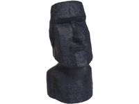 Статуя "Фигура Моаи" 55X27cm, керамика, черный