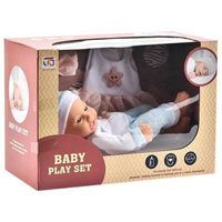 Păpușă Essa 6899-20W Bebe în pijamă albastră, 25 cm