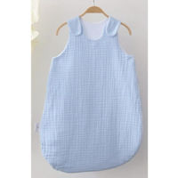 Lenjerie de pat pentru copii Veres 125.10.02 cпальник муслин голубой (0-9мес.)