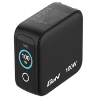 Зарядное устройство сетевое Verbatim VER_30239 Mini GaN Charger with Display 100W