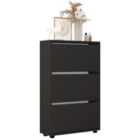 Raft pentru încălțăminte Mobildor-Lux Leo 100x27x125H cm Anthracite