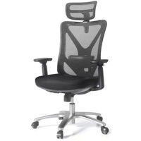 Офисное кресло Deli KF230, сетка и обивка, черное Офисное кресло Deli KF230, сетка и обивка, черное