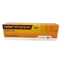 Clafen 50 mg/g gel 100g (Antibiotice)