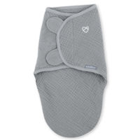Аксессуар для пеленания Bright Starts 17386-076 Ingenuity Swaddle Me Granite din muselina (0-3 luni)
