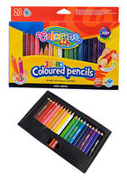 Creioane colorate 8.9 см 20 buc. Jumbo Colorino