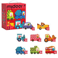 Головоломка Mideer MD1474 Puzzle Transport, 8 în 1 (nivelul 1)