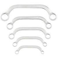 Ключ гаечный Hoegert Набор двойных кольцевых ключей типа C (5 шт.) HT1W599