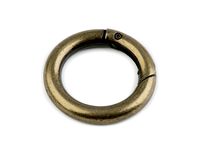 Inel carabină, Ø25 mm / alamă antică
